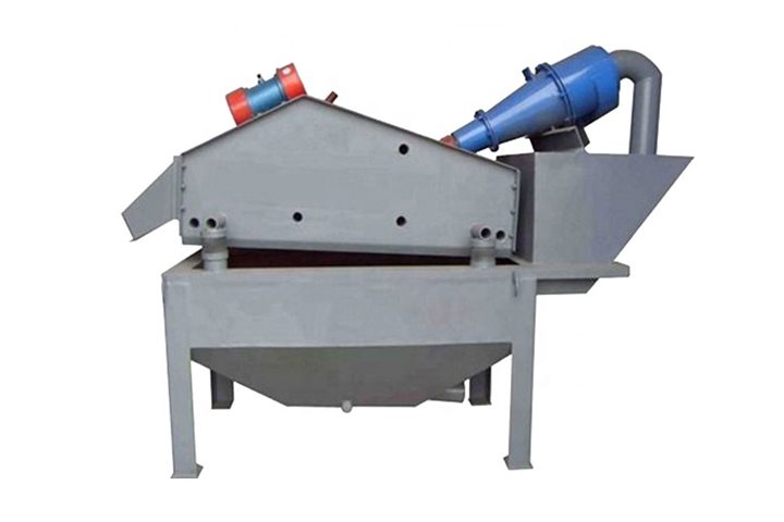 Fine sand recovery machine
